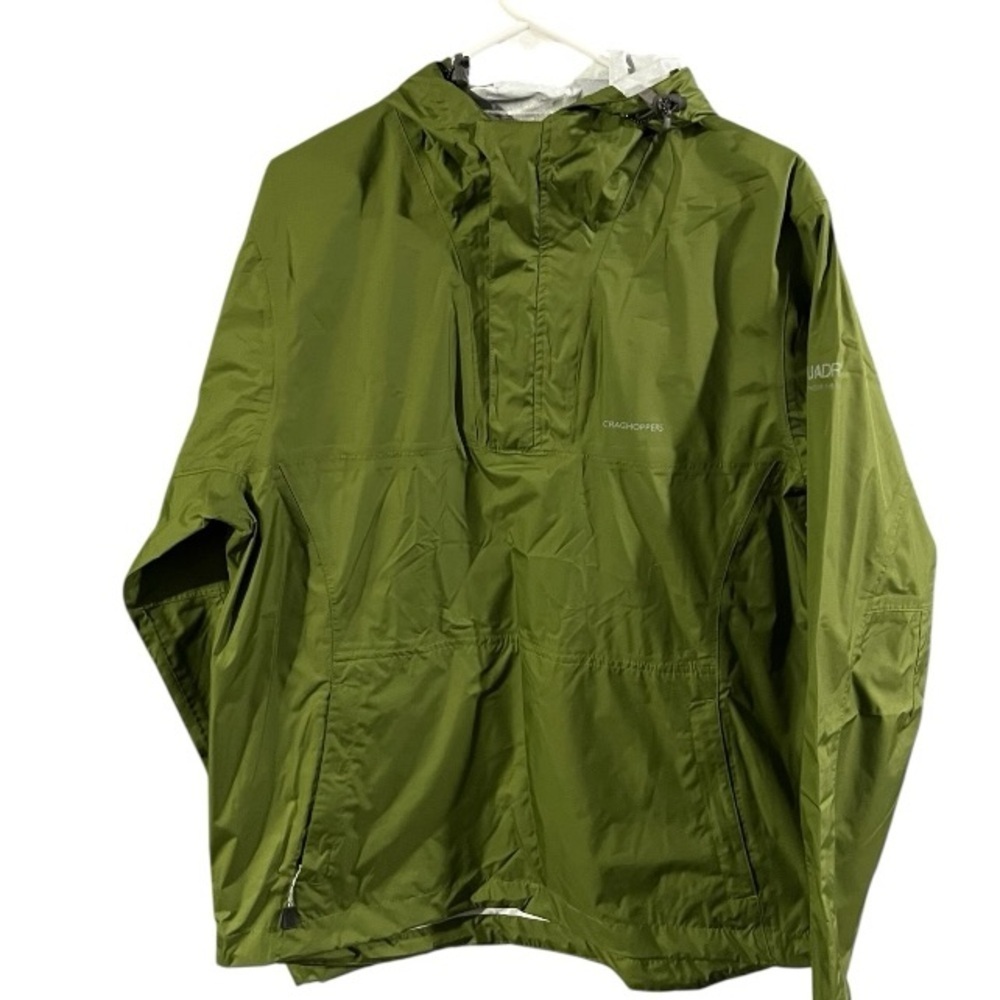 NEW!! Sample Craghoppers Green Windbreaker Jacket AquaDry Waterproof Size M